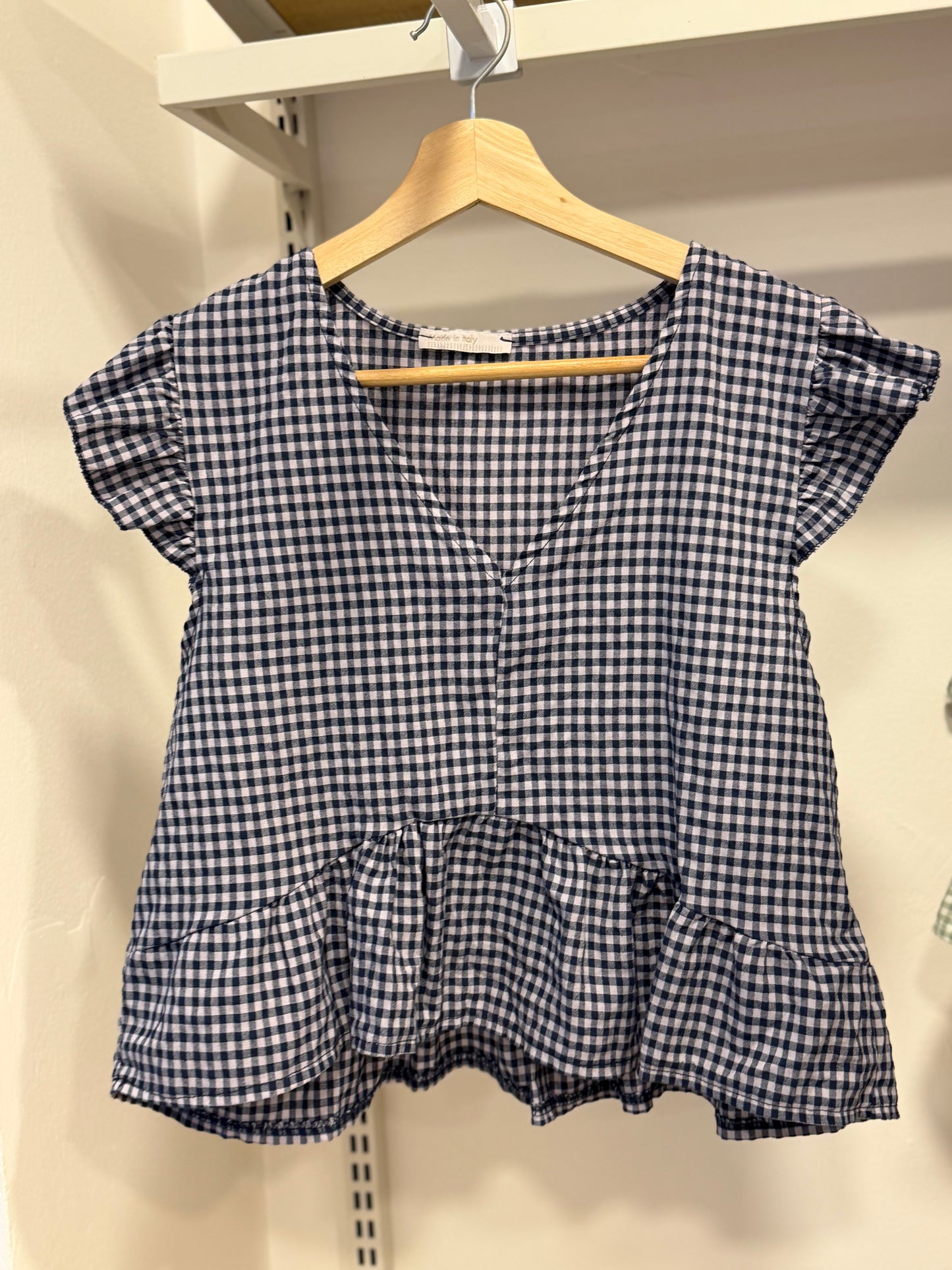 BLUSA VICHY BABADOS