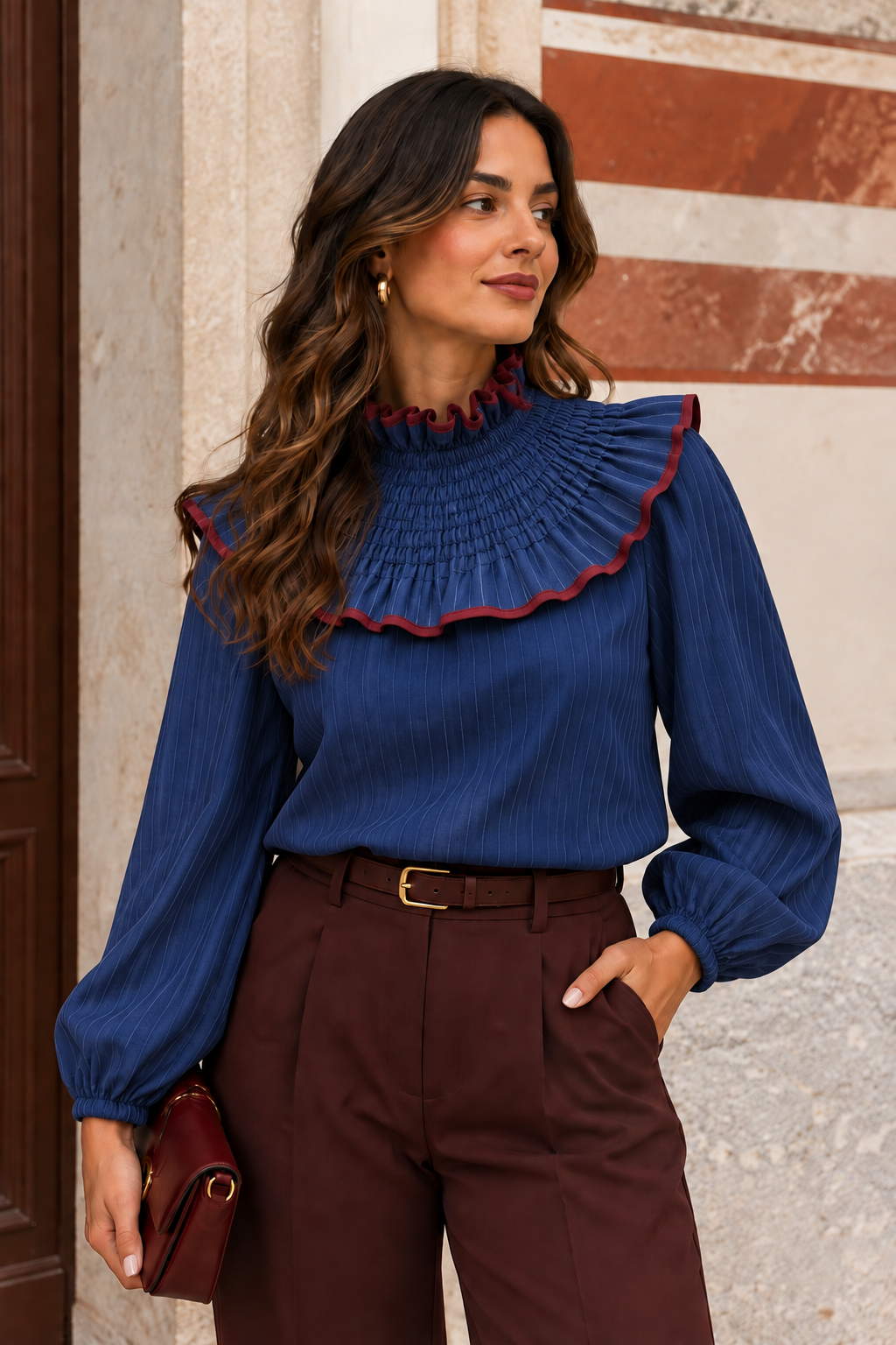 BLUSA FOLHO RISCA