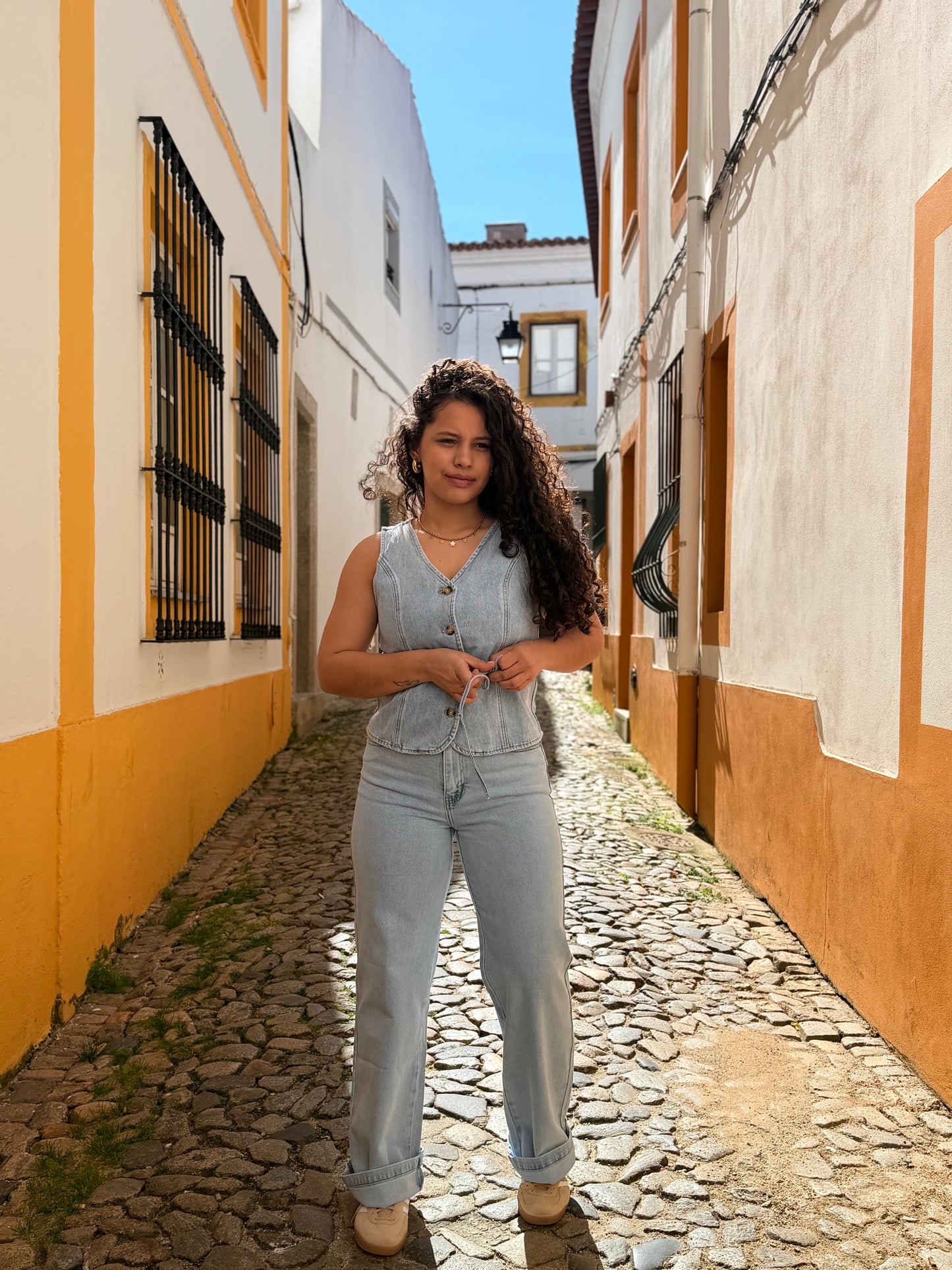 CALÇA JEANS MONA COMPRIDA