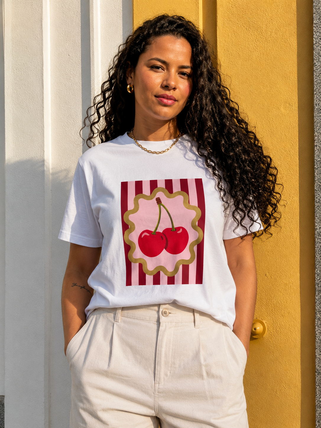 T-SHIRT CEREJA