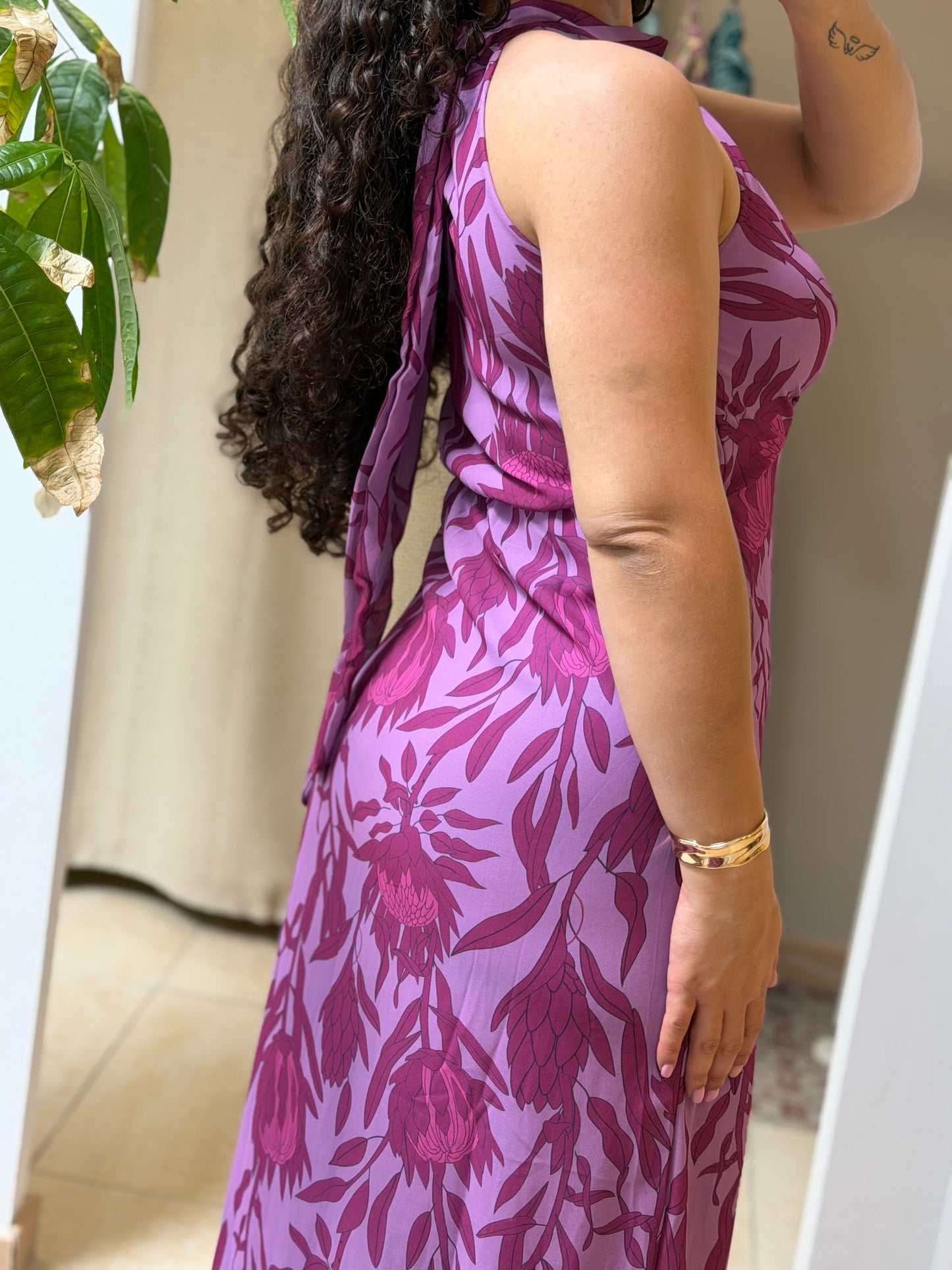 VESTIDO FRENTE ÚNICA ESTAMPADO