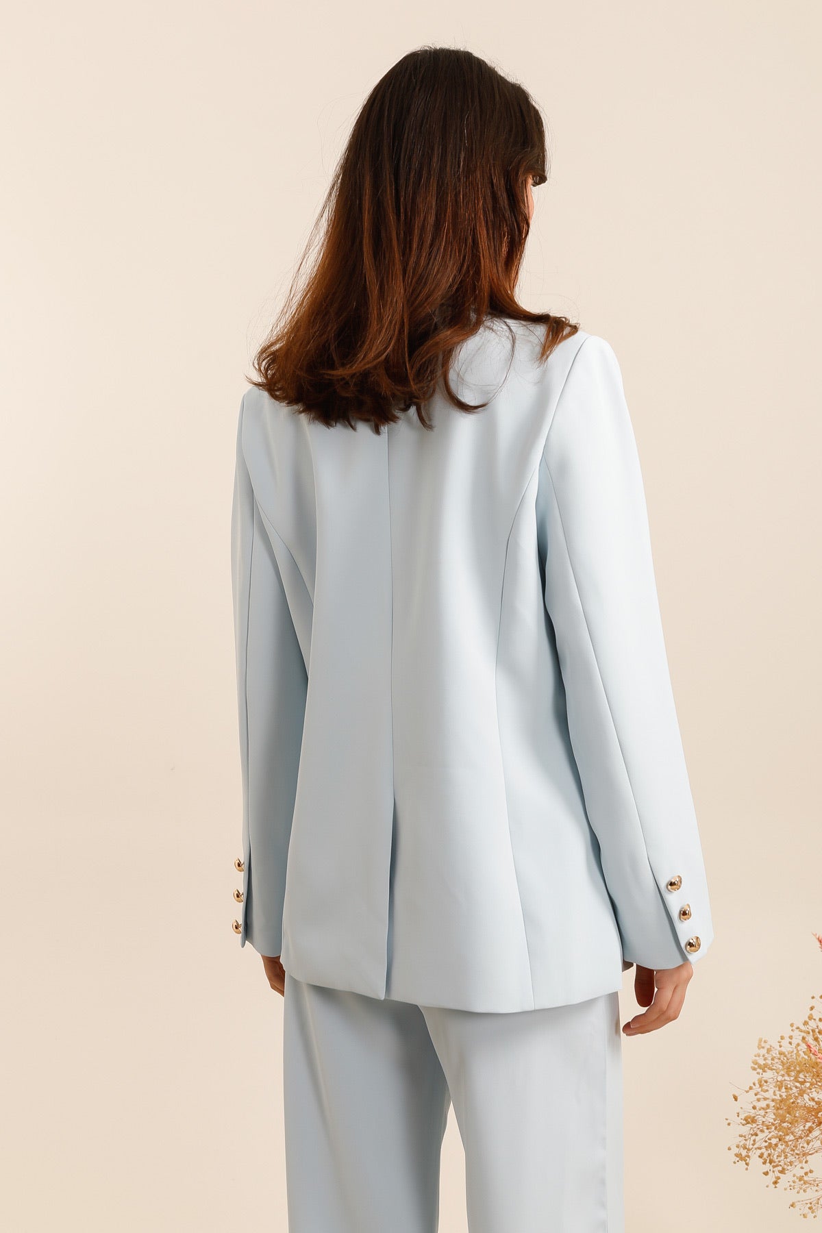 BLAZER ALFAIATARIA AZUL BEBÉ