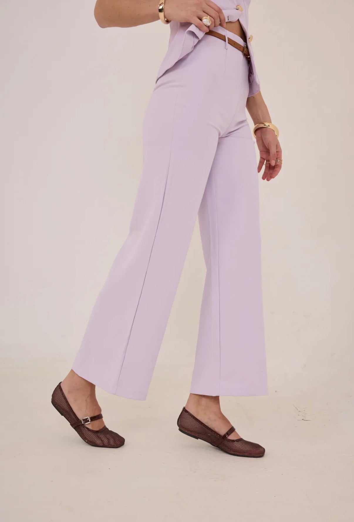 CALÇA ALFAIATARIA LAVANDA