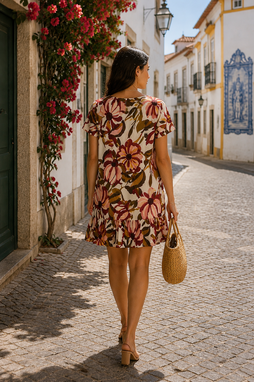 VESTIDO ESTAMPADO CURTO