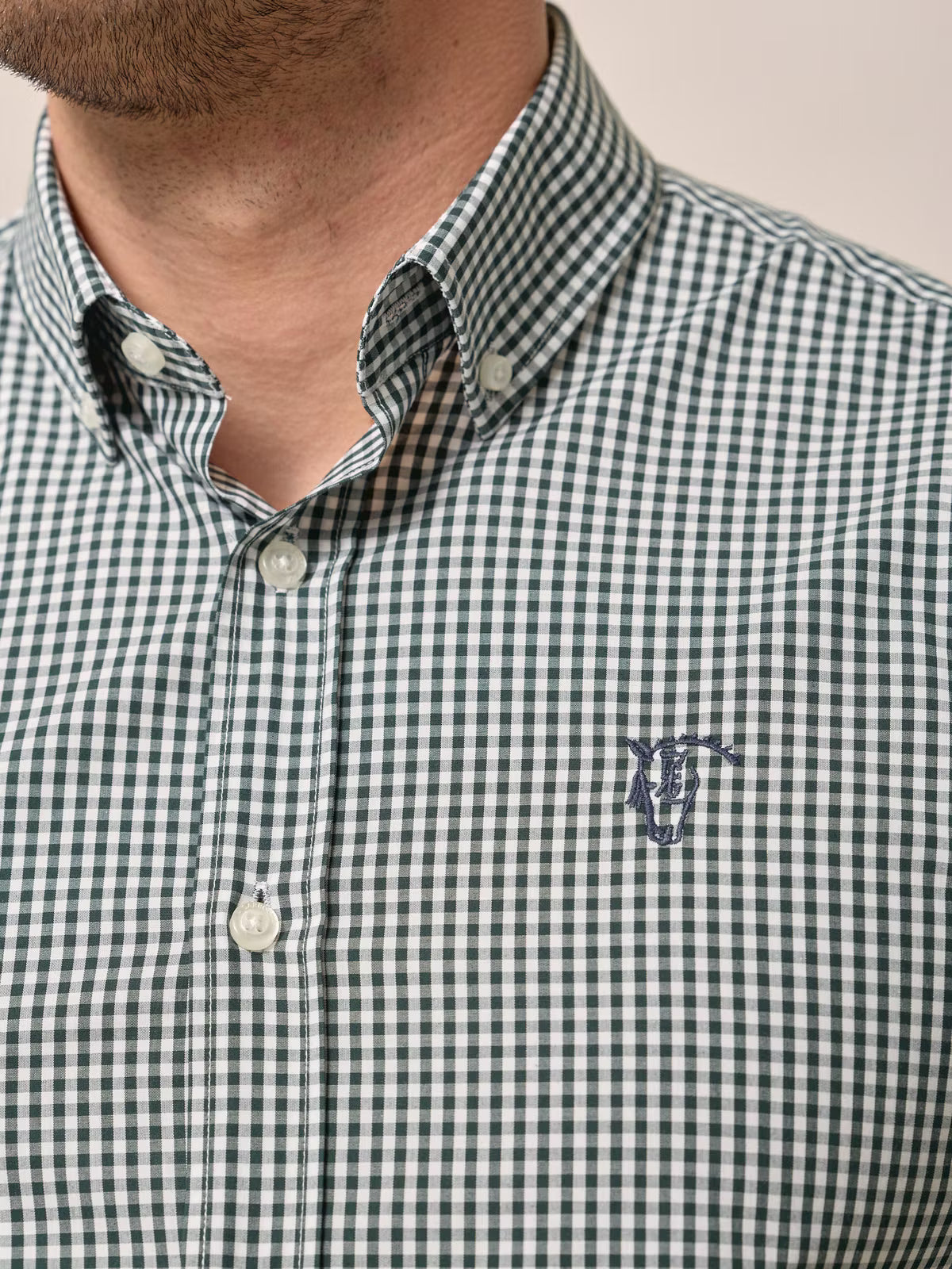 Camisa xadrez Vichy | Verde Abeto