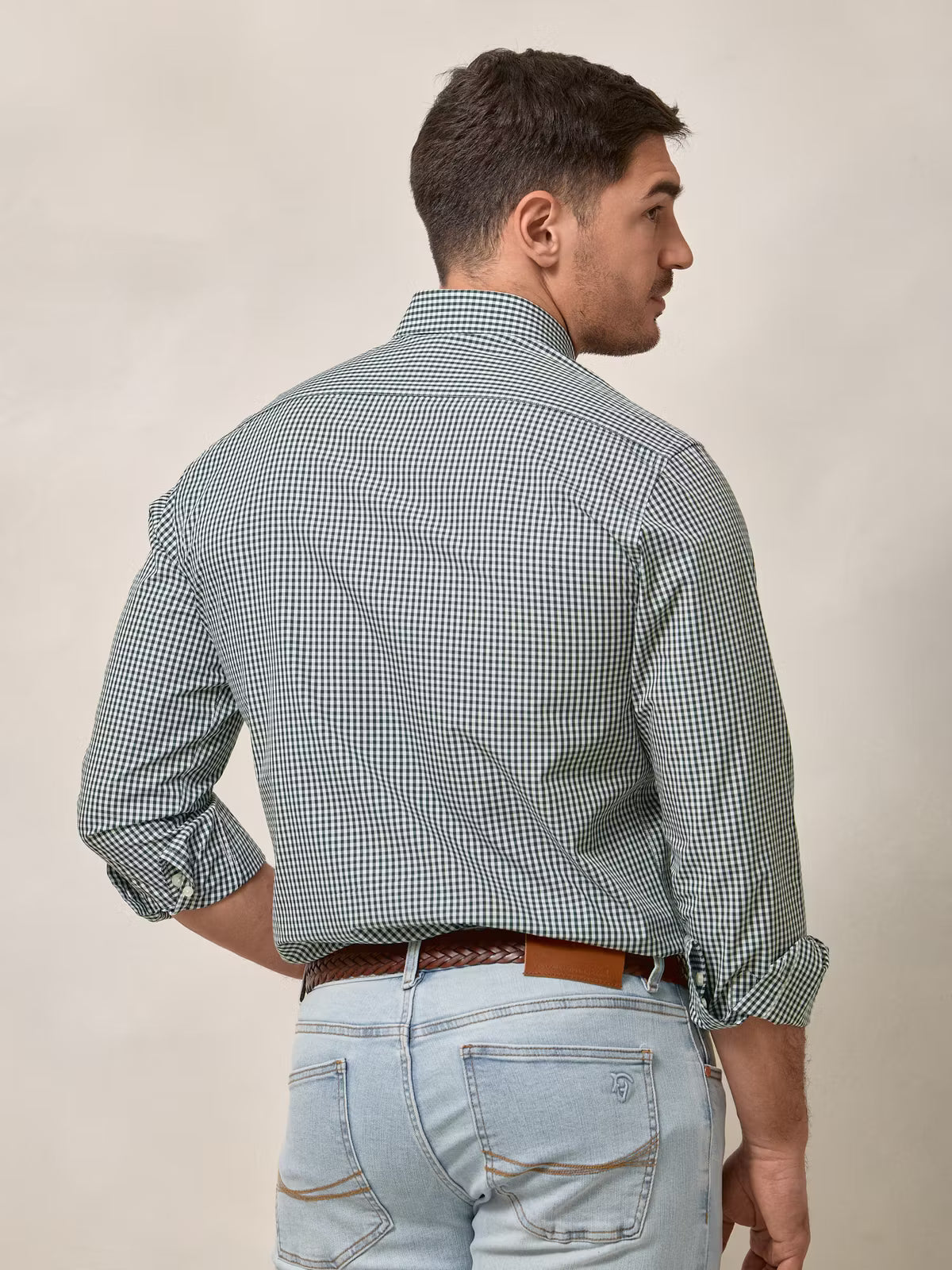 Camisa xadrez Vichy | Verde Abeto