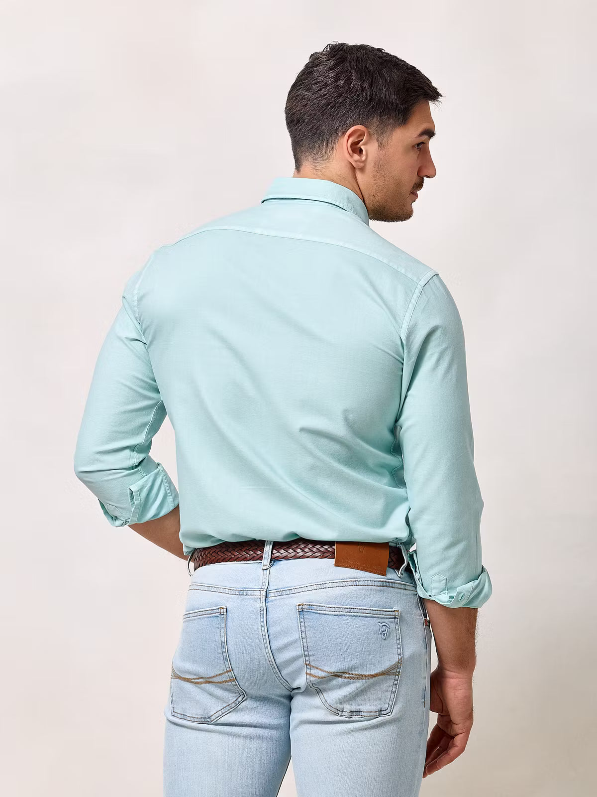 Camisa Garment Dyed | Água