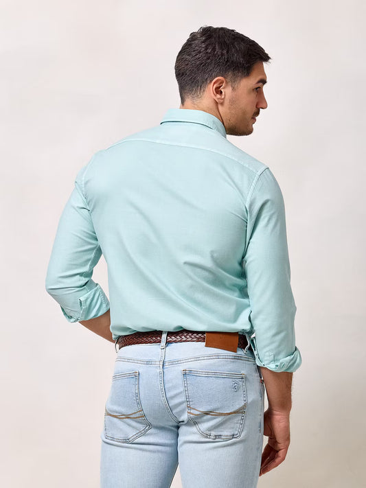 Camisa Garment Dyed | Água