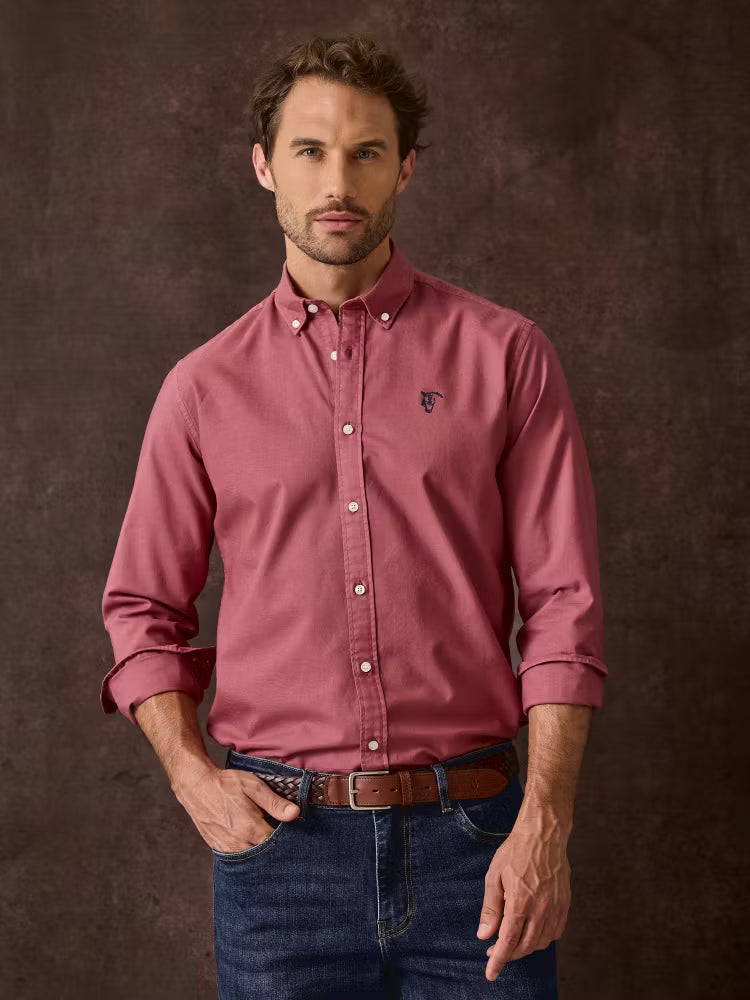 CAMISA GARMENT DYED | CARMESIM
