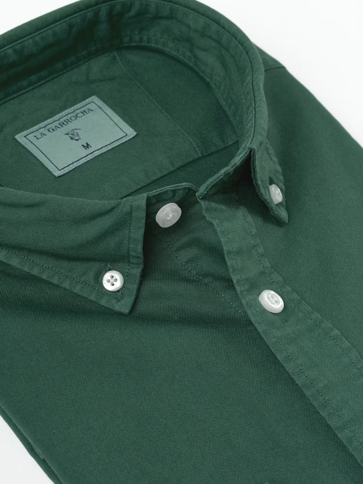 Camisa Garment Dyed | Verde Egeu