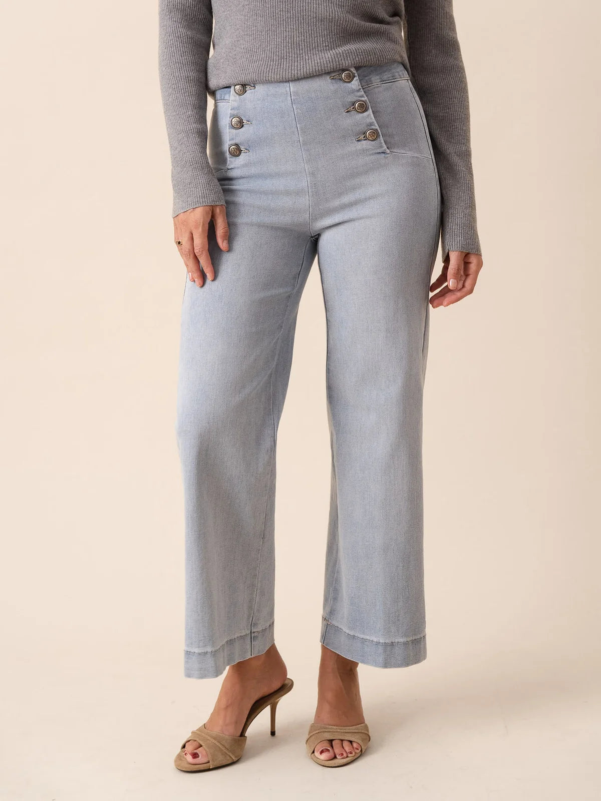 CALÇA VICTORINE GANGA CLARA