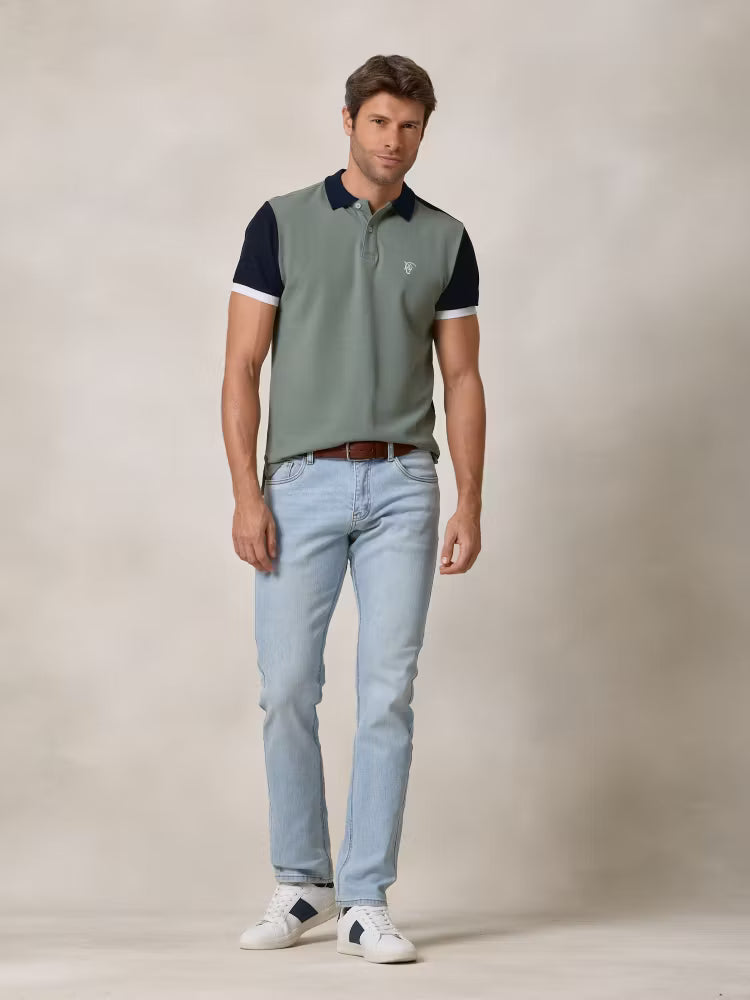 Polo Número Costas | Azul Oceano