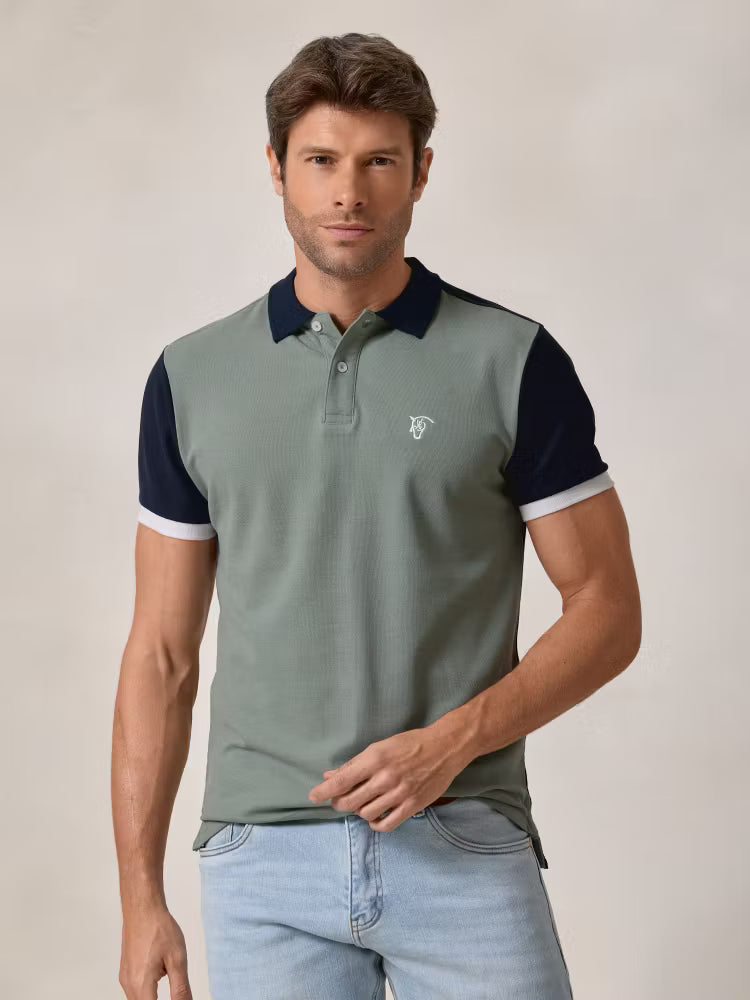 Polo Número Costas | Azul Oceano